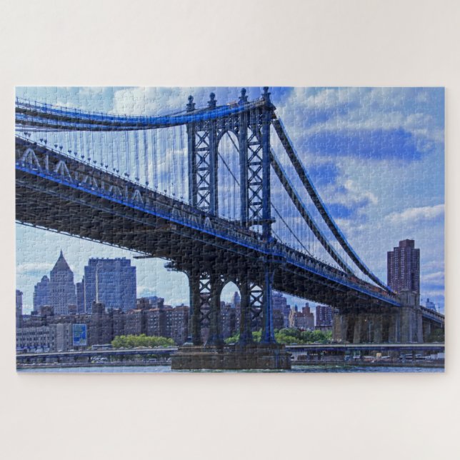NYC's Manhattan Bridge A2 Jigsaw Puzzle (Horizontal)