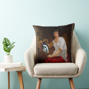 Nydia, The Blind Girl Of Pompeii Cushion