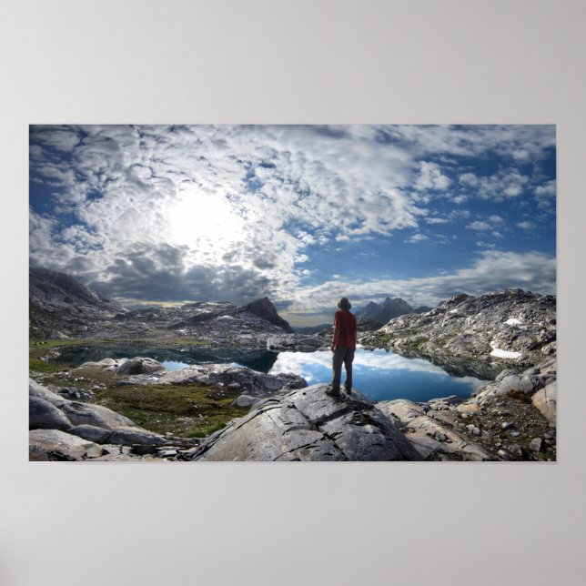 Nydiver Lakes - Ansel Adams Wilderness - Sierra Poster (Front)