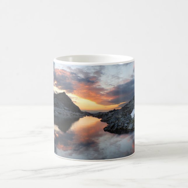 Nydiver Lakes Sunrise 2 - Ansel Adams Wilderness Coffee Mug (Center)