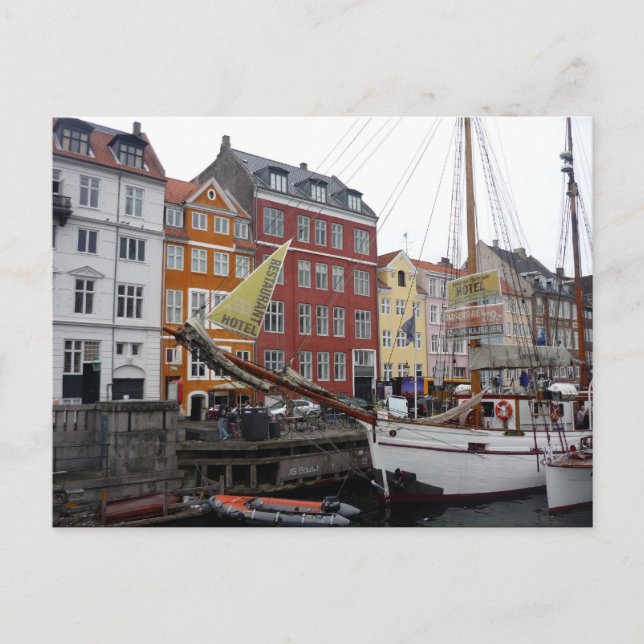 nyhavn boat postcard (Front)