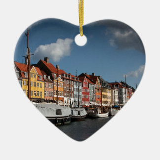 Nyhavn, Copenhagen Ceramic Ornament