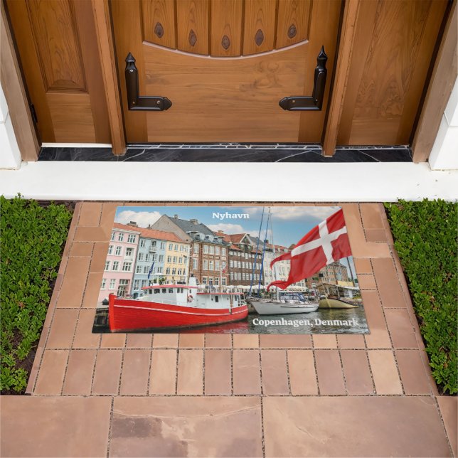 Nyhavn Copenhagen Denmark Doormat (Outdoor)