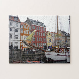 nyhavn copenhagen sail jigsaw puzzle