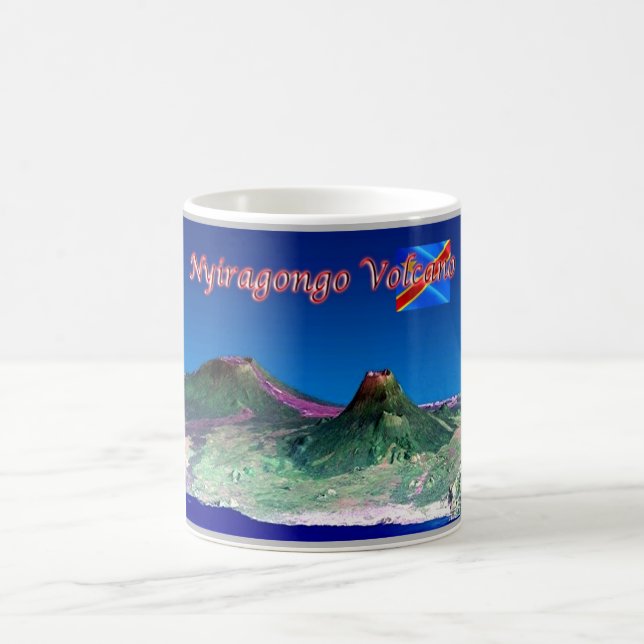 Nyiragongo Volcano - Coffee Mug (Center)