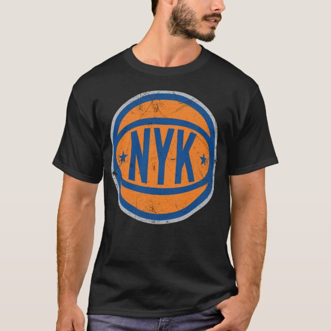 Nyk Retro Ball - White T-Shirt (Front)