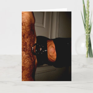 NYLONS AND COLLAR 2 HOLIDAY CARD