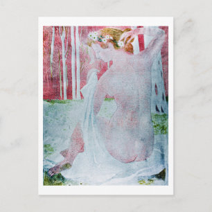 Nymph Crowned with Daisies, Maurice Denis Postcard