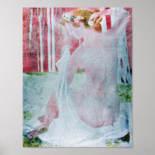 Nymph Crowned with Daisies, Maurice Denis Poster