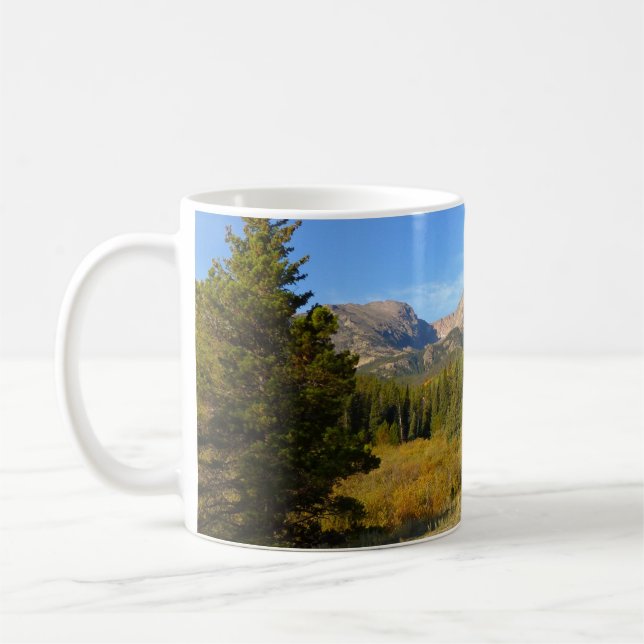 Nymph Lake Trail in Early Autumn Coffee Mug (Left)