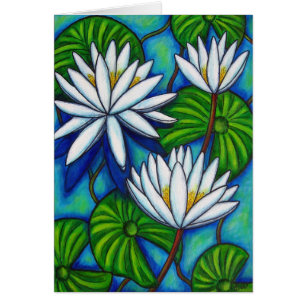 Nymphaea Blue Greeting/Note Card