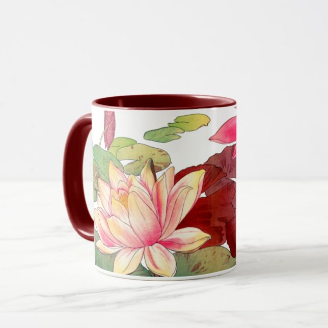 Nymphaea lotus,  mug (Front Left)