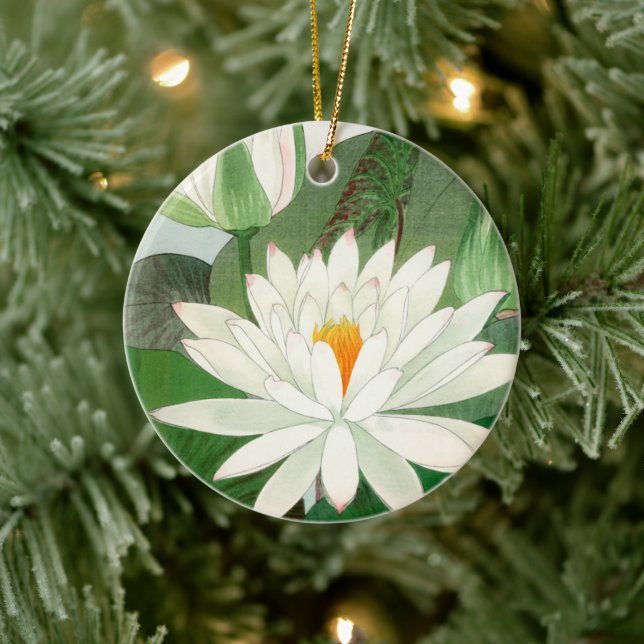 Nymphaea lotus, Tree Ceramic Ornament (Tree)