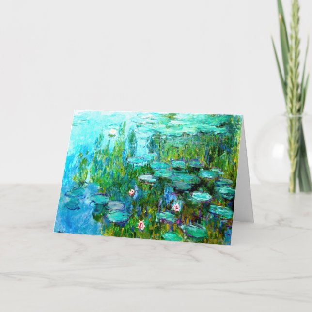 Nympheas by Claude Monet Notecard (Front)