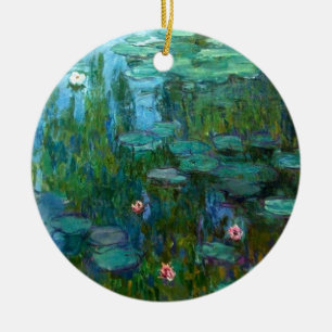 Nympheas Ceramic Ornament