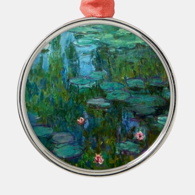 Nympheas Metal Tree Decoration (Front)