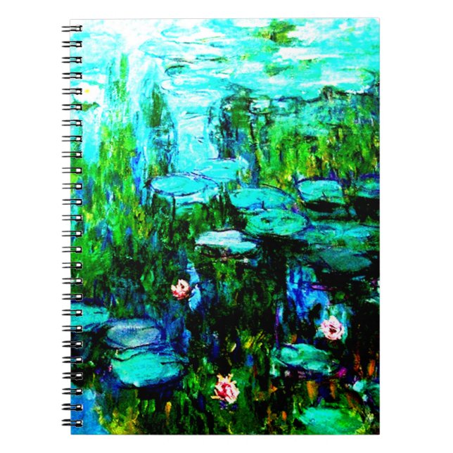 Nympheas Water Lillies Monet Photo Binder Notebook (Front)