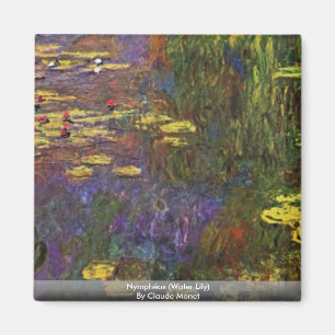 Nymphéas (Water Lily) By Claude Monet Magnet