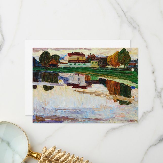 Nymphenburg by Wassily Kandinsky Thank You Card (Front/Back In Situ)