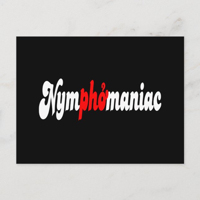 Nymphomaniac Postcard (Front)