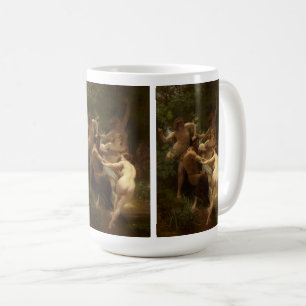 Nymphs and Satyr by William-Adolphe Bouguereau Coffee Mug