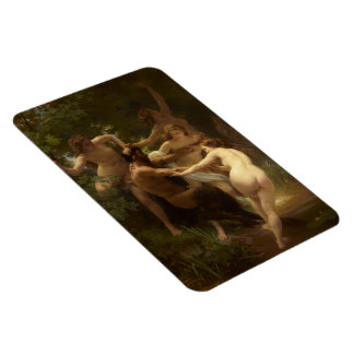 Nymphs and Satyr by William-Adolphe Bouguereau Magnet
