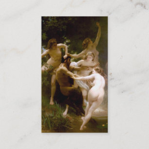 Nymphs and Satyr, William-Adolphe Bouguereau Business Card