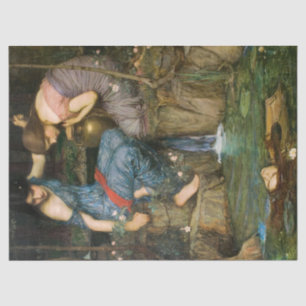 Nymphs Finding the Head of Orpheus Decoupage Tissue Paper