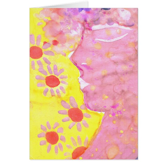 Nymphs Folk Art by AnyaC BLANK Stationary (Front)