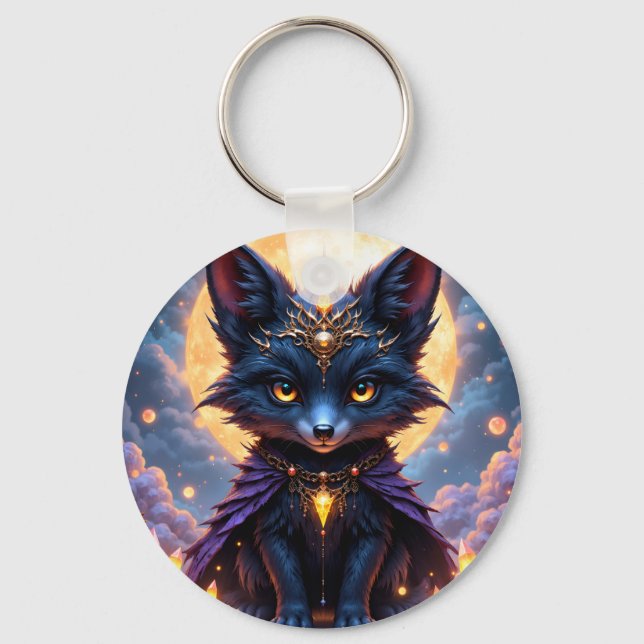 Nyx – Guardian of the Moonlight.  Key Ring (Front)