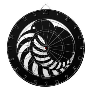 NZ Kiwi / Silver Fern Emblem Dartboard
