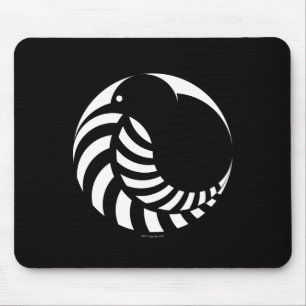 NZ Kiwi / Silver Fern Emblem Mouse Pad