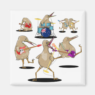 NZ Music Kiwi Band Magnet