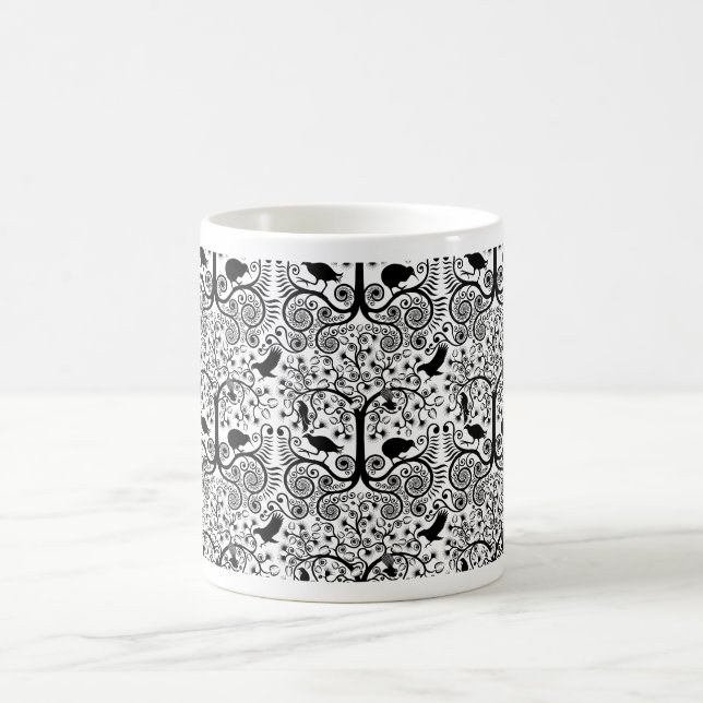 NZ Native Birds patterned mug (Center)