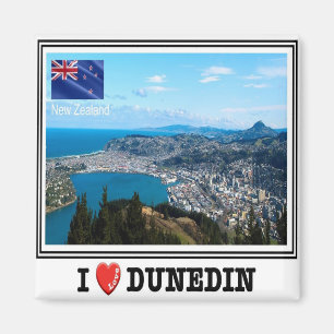 NZ - New Zealand - Dunedin - I Love Magnet