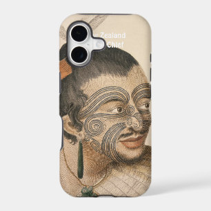 NZ New Zealand Maori Chieftain Art iPhone 5 Case