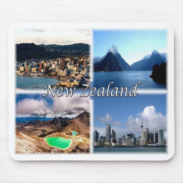 NZ New Zealand - Wellington - Mouse Pad (Front)