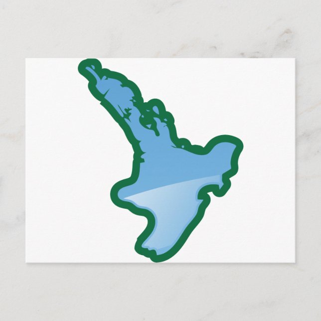 NZ North island Postcard (Front)