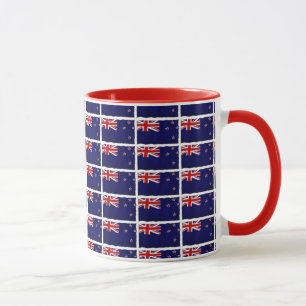 NZ Patriotic Flag of New Zealand for Kiwis Mug