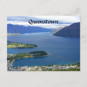 nz queenstown postcard