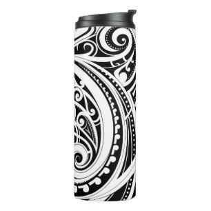 NZKULTURE unique Māori design Thermal Tumbler