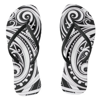 NZKULTURE unique Māori design  Thongs