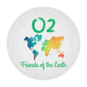 O2 – Friends of the Earth Cutting Board