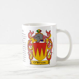 O’Bryan, the Origin, the Meaning and the Crest Coffee Mug