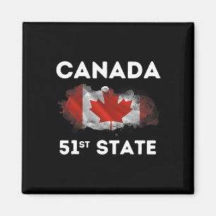 O Canada 51st State Funny Trump Canada Meme Shirt Magnet