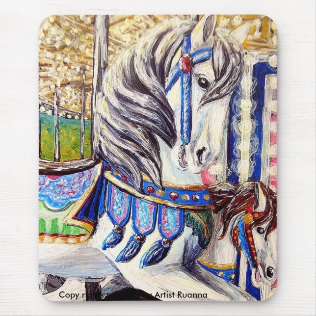 O' Carousel Mouse Pad (Front)
