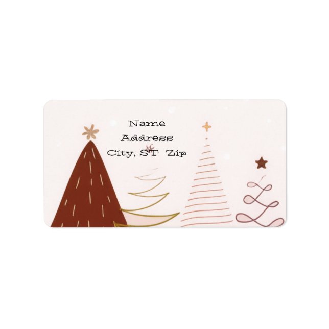 O’Christmas Tree Address Labels (Front)