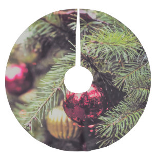 O Christmas Tree Brushed Polyester Tree Skirt
