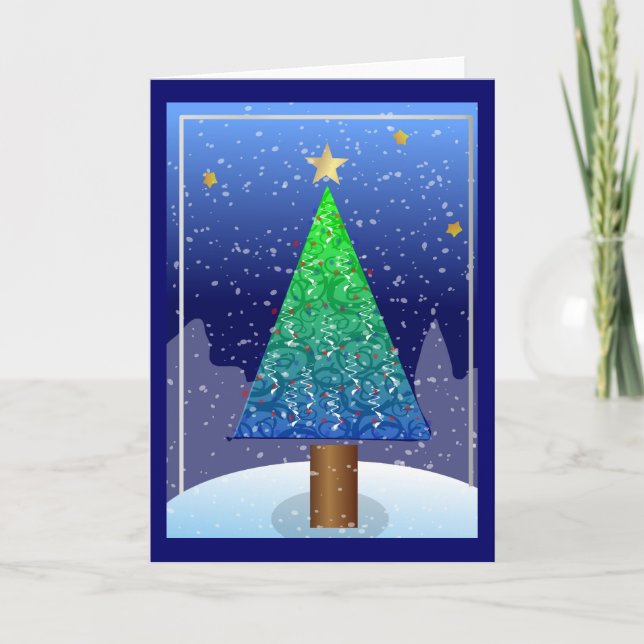 O Christmas Tree Card (Front)