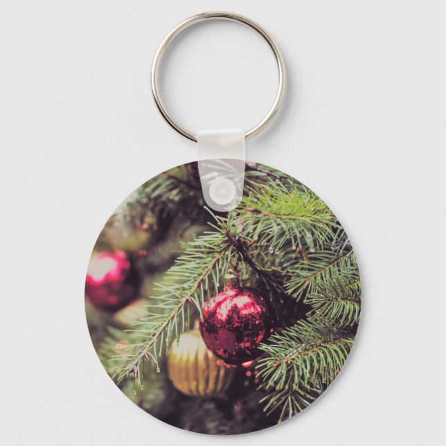 O Christmas Tree Key Ring (Front)